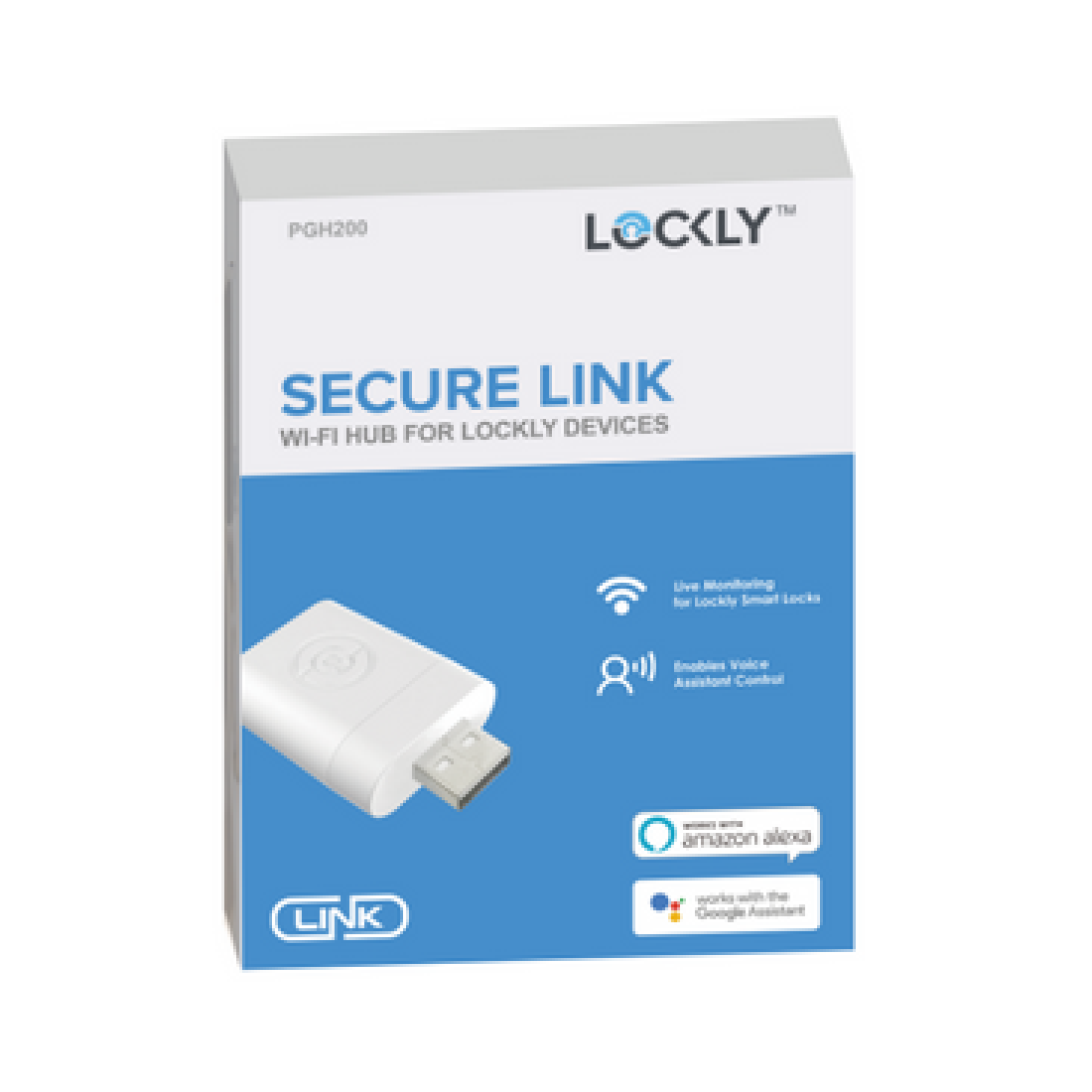 LOCKLY® PGH200 Secure Link Wi-Fi 智能橋接器